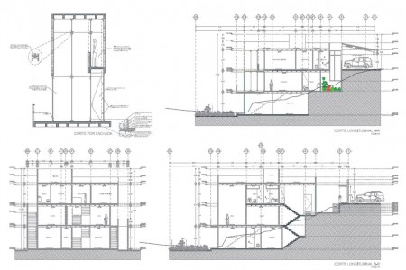 Casa Esmeralda (Cortes Arquitectónicos)